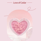 Solid Perfume Heart Tin Portable Fragrance Balm for Travel and Dating