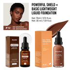 Liquid Foundation and Primer Makeup Set for Long-Lasting Coverage