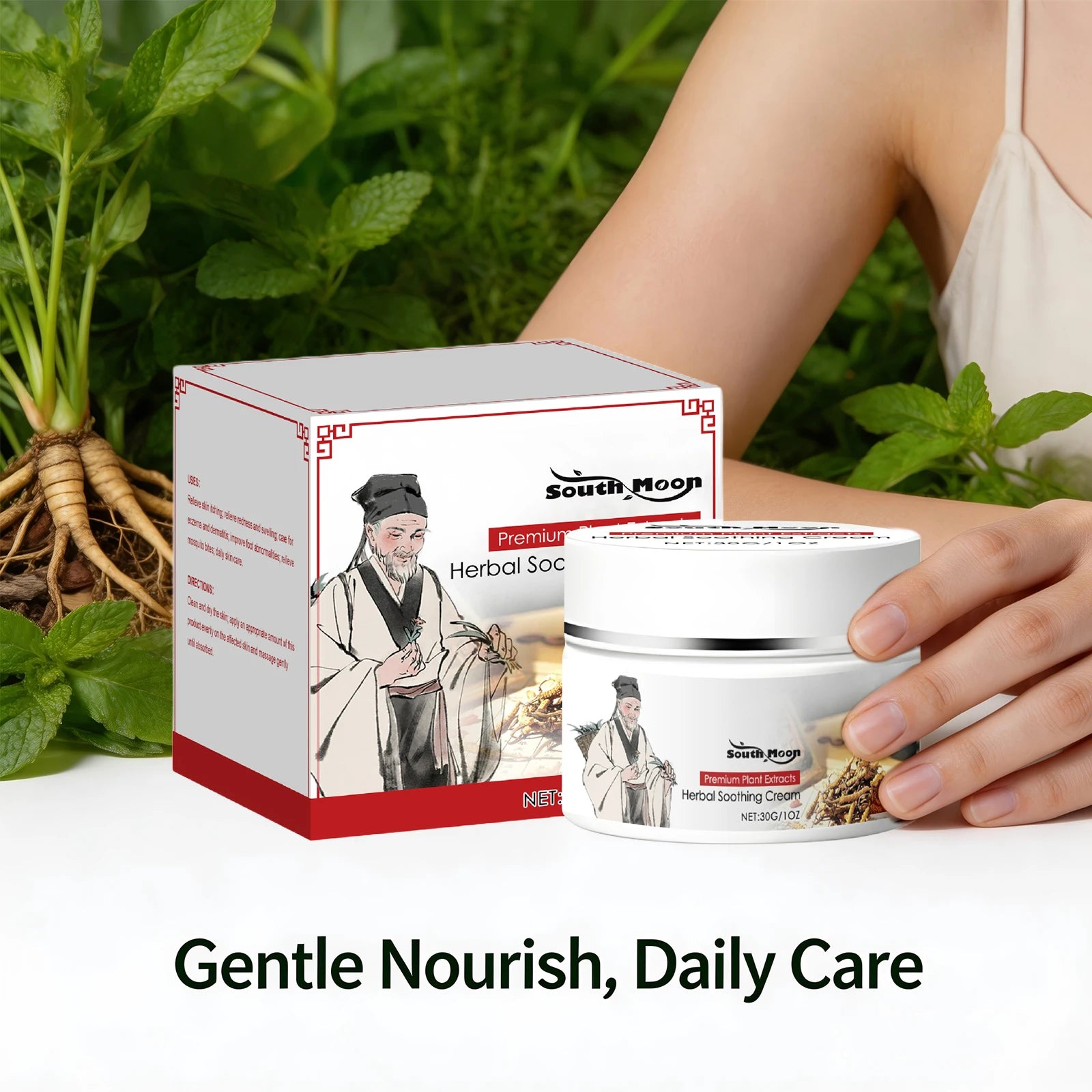 Herbal Soothing Skin Relief Cream for Dryness and Irritation - 8