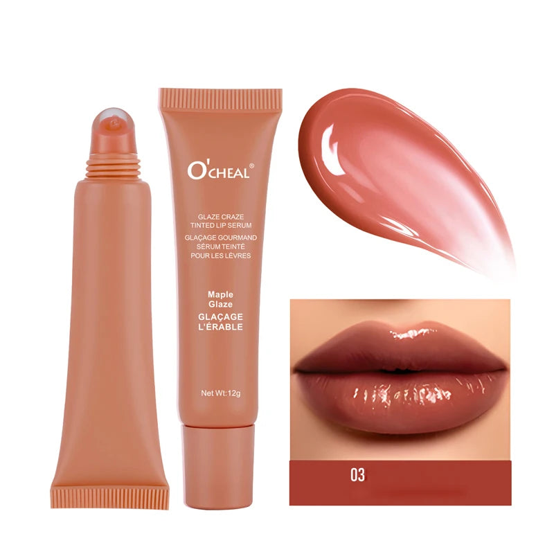 O'Cheal Glaze Tinted Lip Serum Moisturizing Gloss