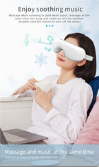 Rechargeable Heated Eye Massager for Tension Relief and Better Sleep