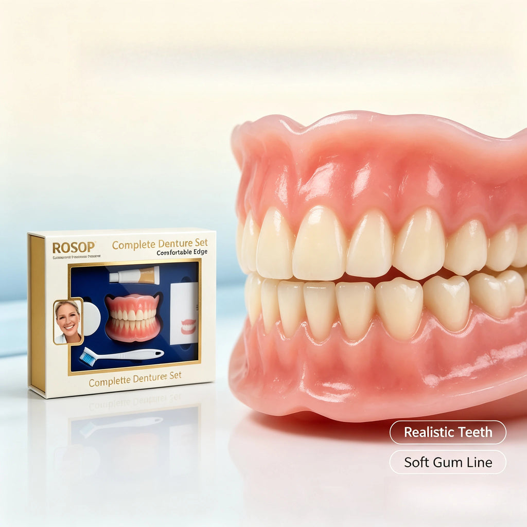 Cosmetic Denture Set for Natural Smile Makeover