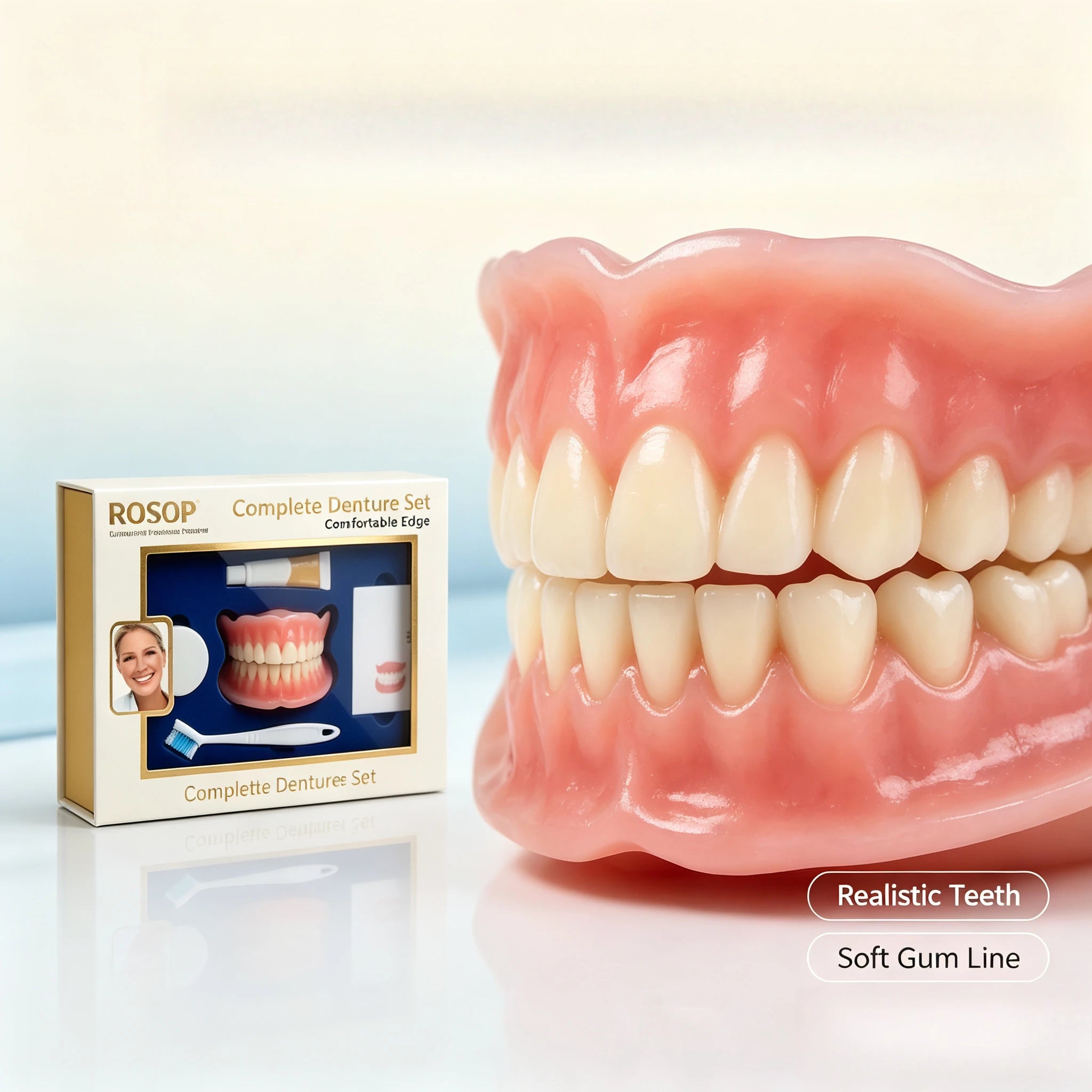 Cosmetic Denture Set for Natural Smile Makeover - 7
