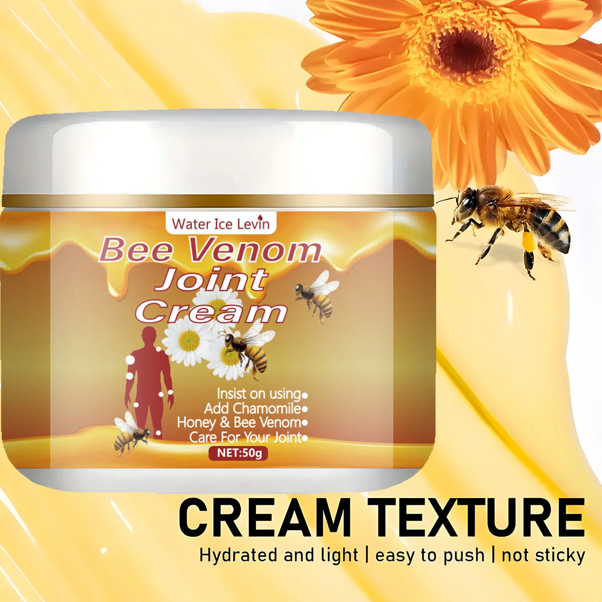 Bee Venom Joint Cream Moisturizing Body Massage Balm 50g