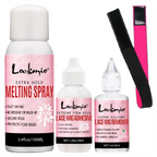 Lace Wig Adhesive Melting Spray Edge Control Wax Stick and Remover Kit