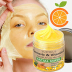 YUITIKUE Turmeric and Vitamin C Facial Mask Brightening Clay Treatment