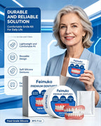 Snap-On Silicone Dentures for Natural Smile