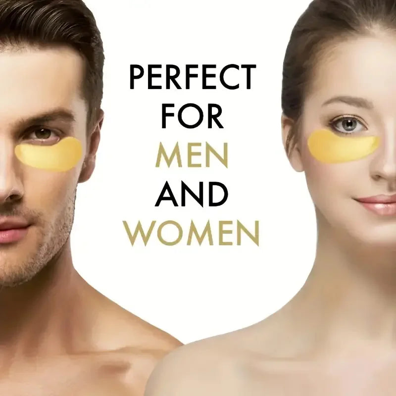 24K Gold Eye Mask Anti Aging Collagen Patches for Dark Circles and Bags - 6