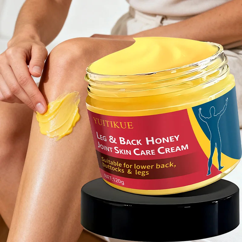 YUITIKUE Honey Joint Massage Cream for Leg and Back Care 120g