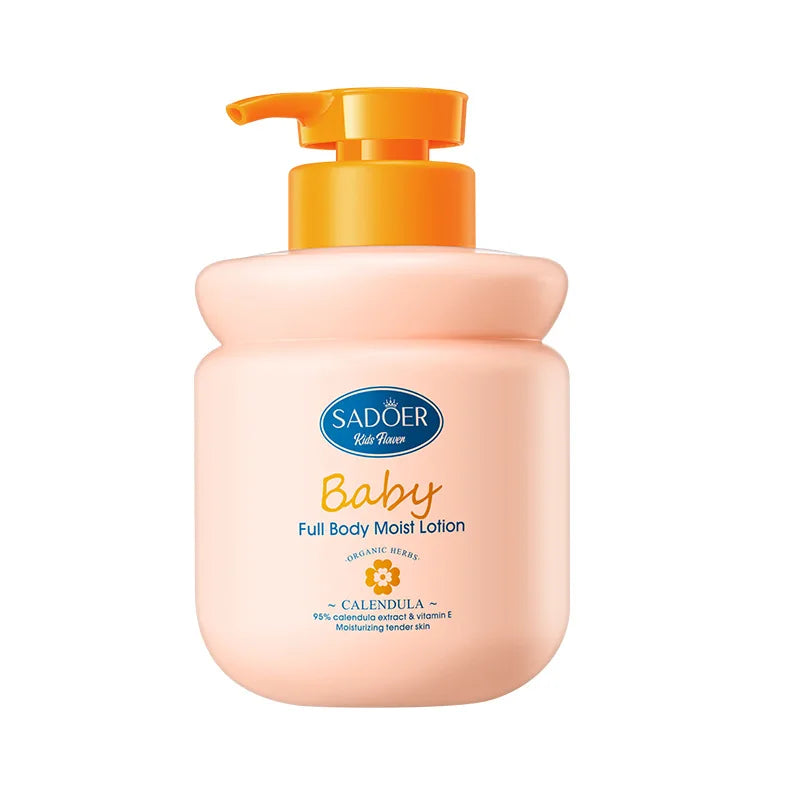 Sadoer Calendula Vitamin E Body Lotion Moisturizing Kids Cream 400ml - 6