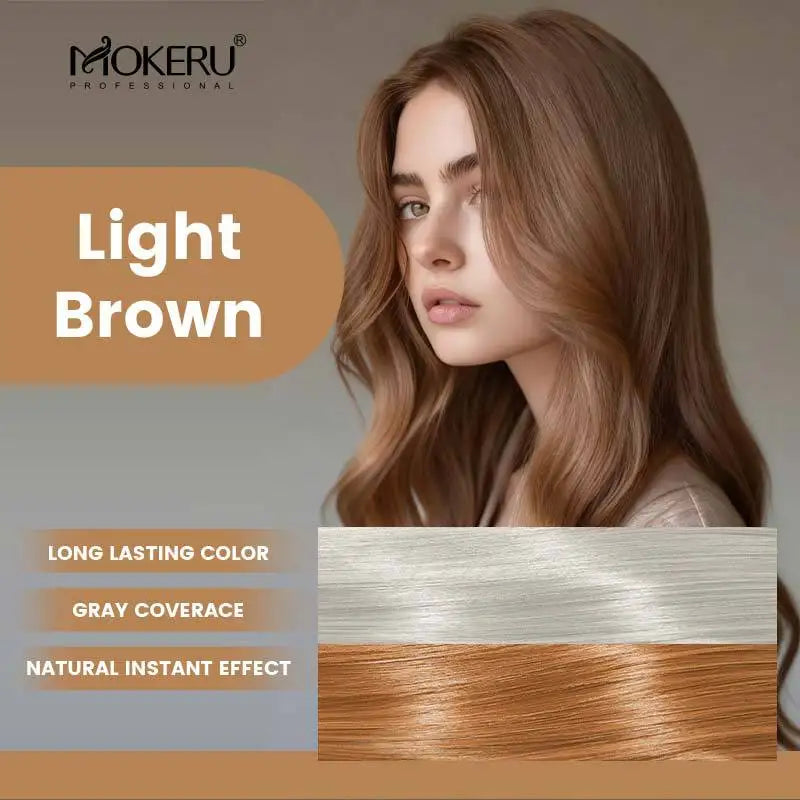Organic Ginger Hair Blackening Shampoo 500ml Permanent Color Dye - 15