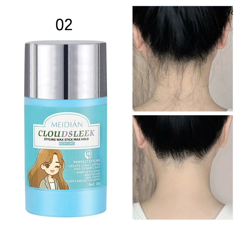 Meidian Hair Wax Stick Long Lasting Flyaway Tamer for Sleek Hairstyles - 24