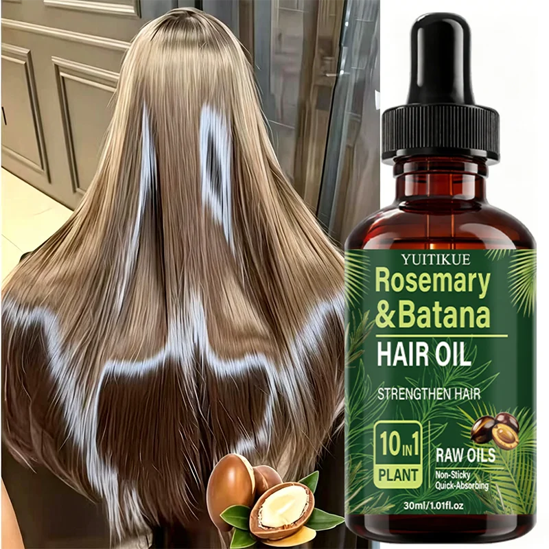 Rosemary Batana Hair Oil 10-in-1 Strengthening Serum for Hair Growth - 10