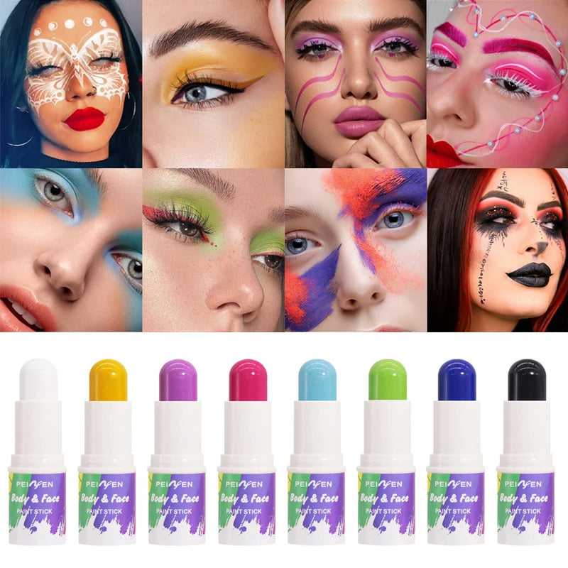 Peiwen Face and Body Paint Stick Waterproof Makeup for Parties - 1