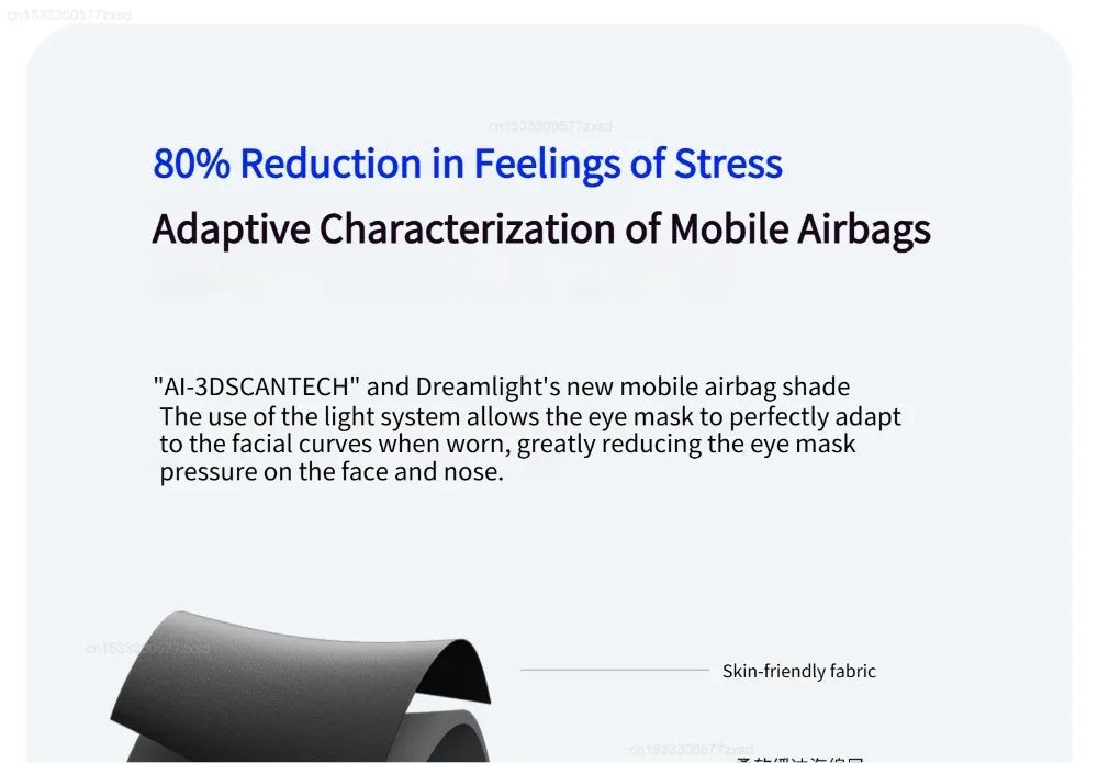 Dreamlight 4S 3D Contoured Sleep Mask Light Blocking Travel Blindfold