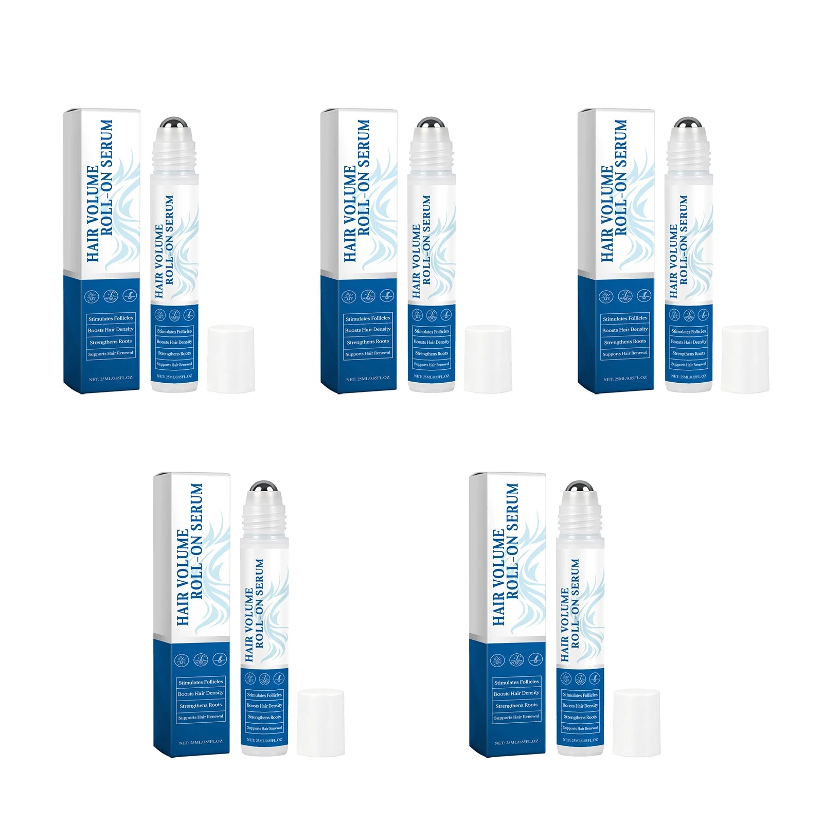 Rosemary Oil Hair Volume Roll On Serum for Scalp Follicle Stimulation