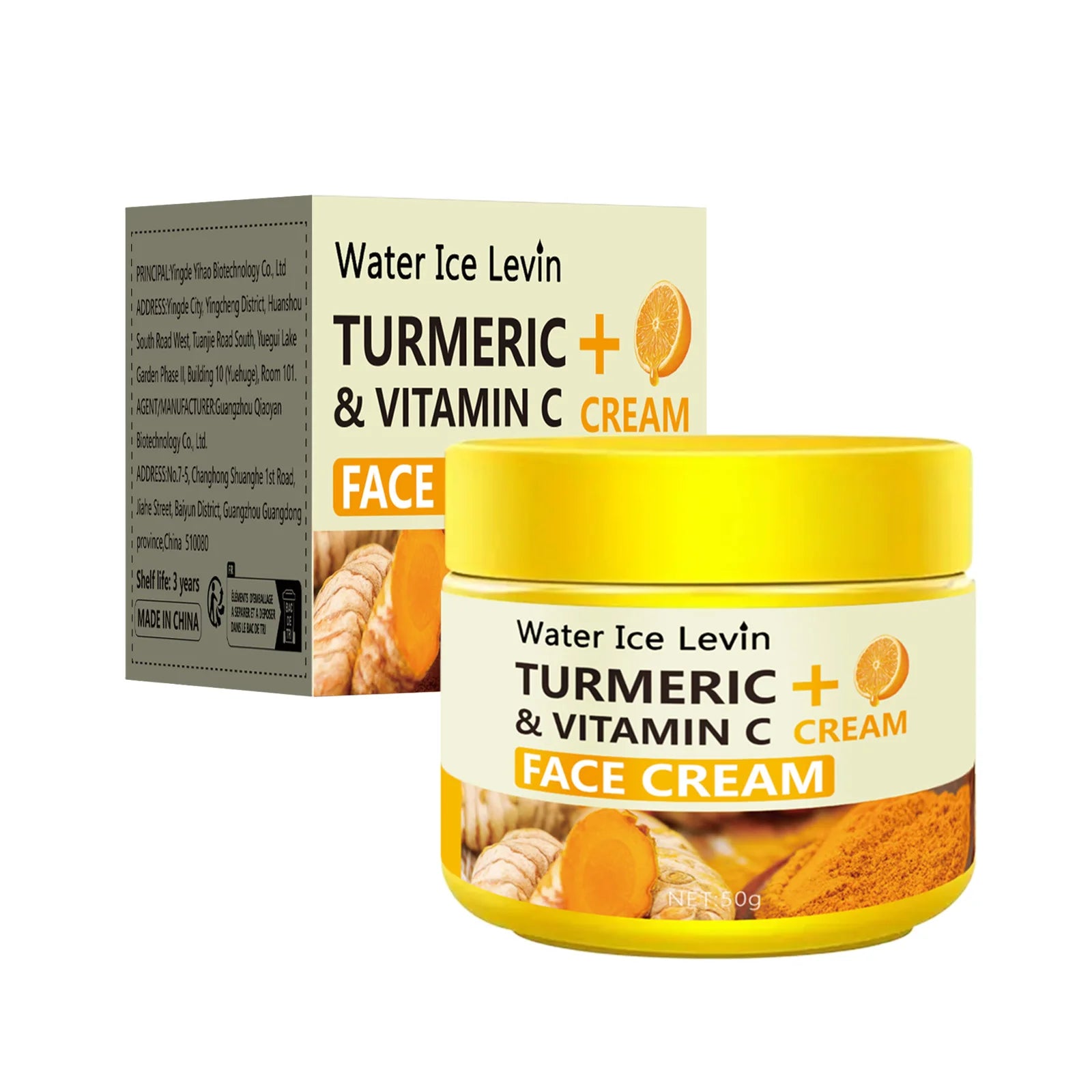 Turmeric Vitamin C Face Cream Anti Aging Moisturizing Skin Brightener - 9