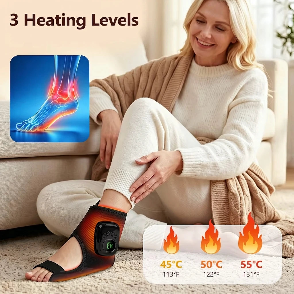 Heated Air Compression Ankle Massager for Pain Relief