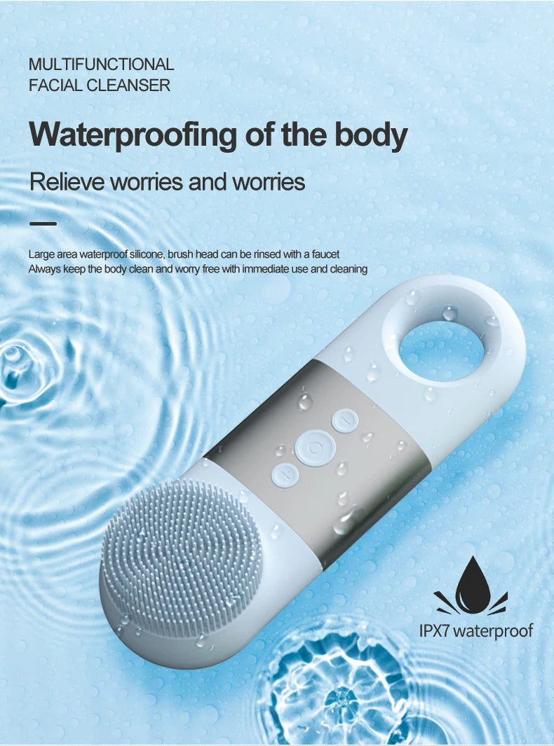 Hot and Cold Silicone Facial Cleansing Brush - 18