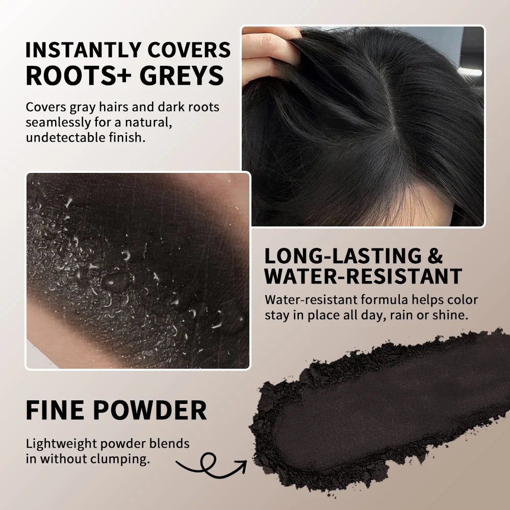Instant Root Concealer Powder Palette for Gray Hair Coverage