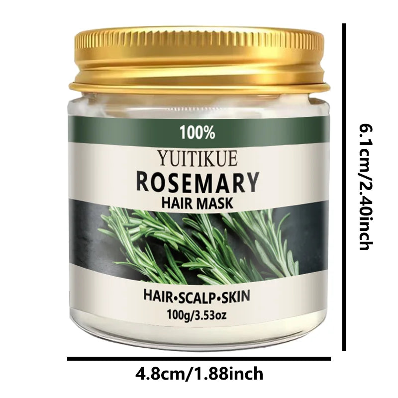 Rosemary Hair Mask 100g 3-in-1 Nourishing Treatment for Hair and Scalp - 10