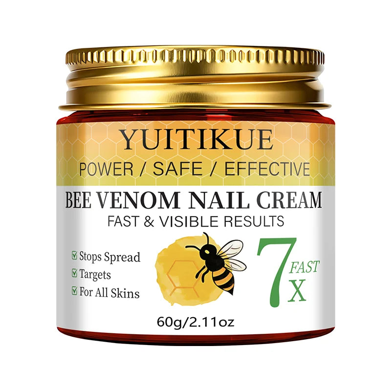 YUITIKUE Bee Venom Nail Repair Cream - Strengthening Nail Care Treatment - 7