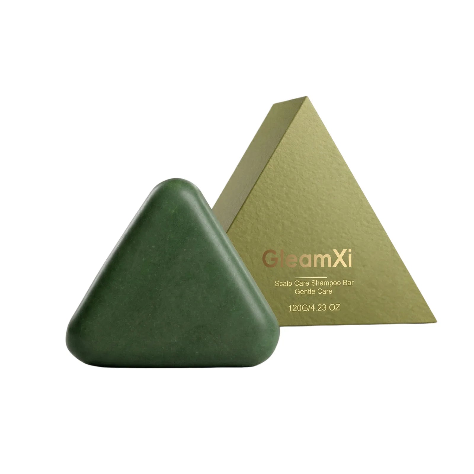 Triangle Shampoo Bar Deep Cleansing Strengthening Scalp Care 120g