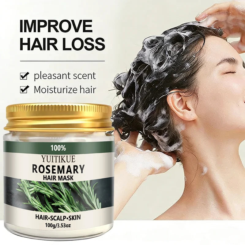Rosemary Hair Mask 100g 3-in-1 Nourishing Treatment for Hair and Scalp - 5