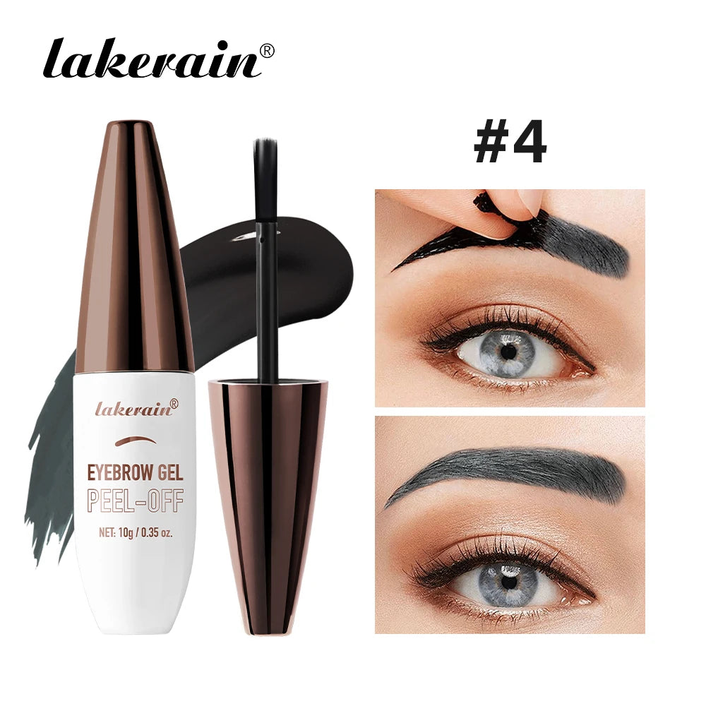 Waterproof Peel-Off Eyebrow Tint Gel for Long-Lasting Brows
