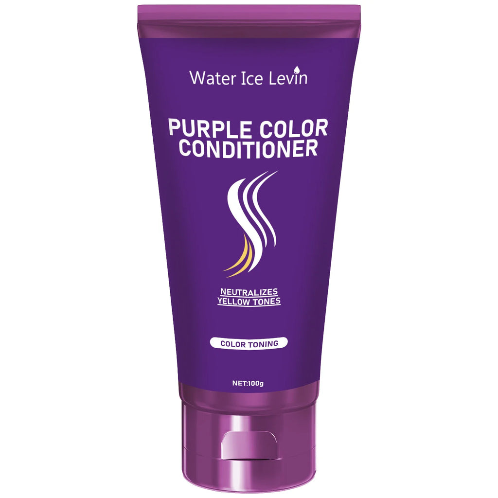 Purple Hair Mask Toner Neutralize Yellow Tones Deep Conditioning Repair