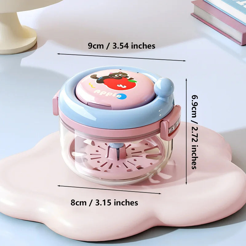 Portable Denture Cleaning Case with Rotary Brush - 22