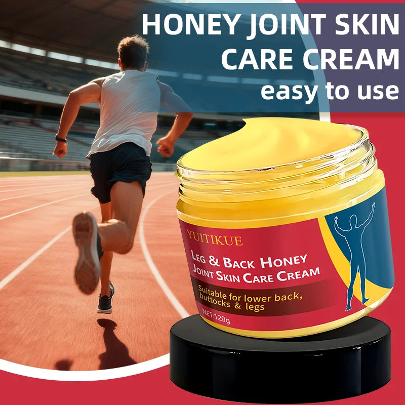 YUITIKUE Honey Joint Massage Cream for Leg and Back Care 120g