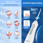 Portable Water Flosser and Sonic Electric Toothbrush Oral Care Set