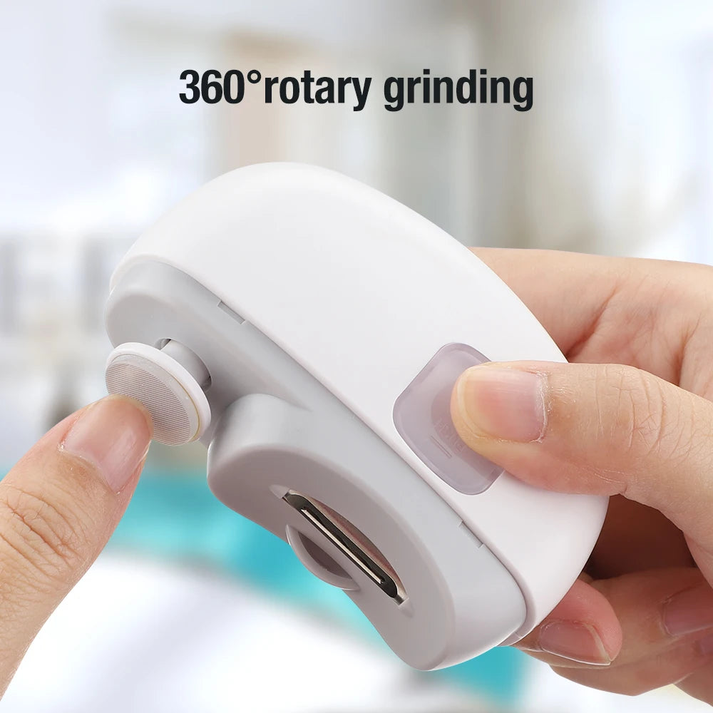 Electric Automatic Nail Trimmer and Polisher for Safe Nail Care