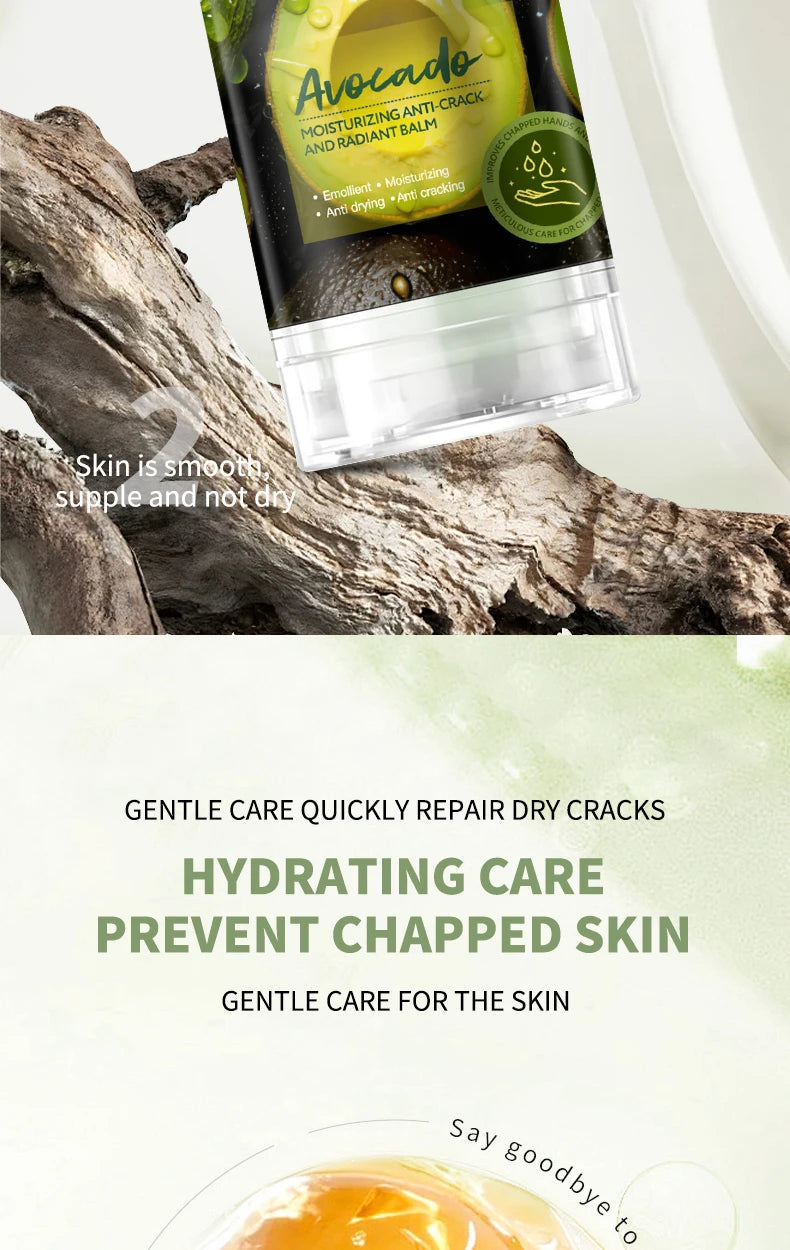 Avocado Moisturizing Balm Stick for Dry Cracked Hands and Feet - 10