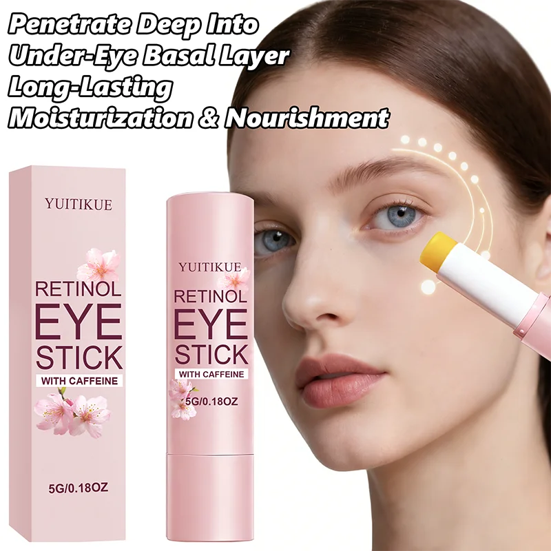 Retinol Eye Stick Caffeine Anti Aging Serum for Dark Circles and Puffiness