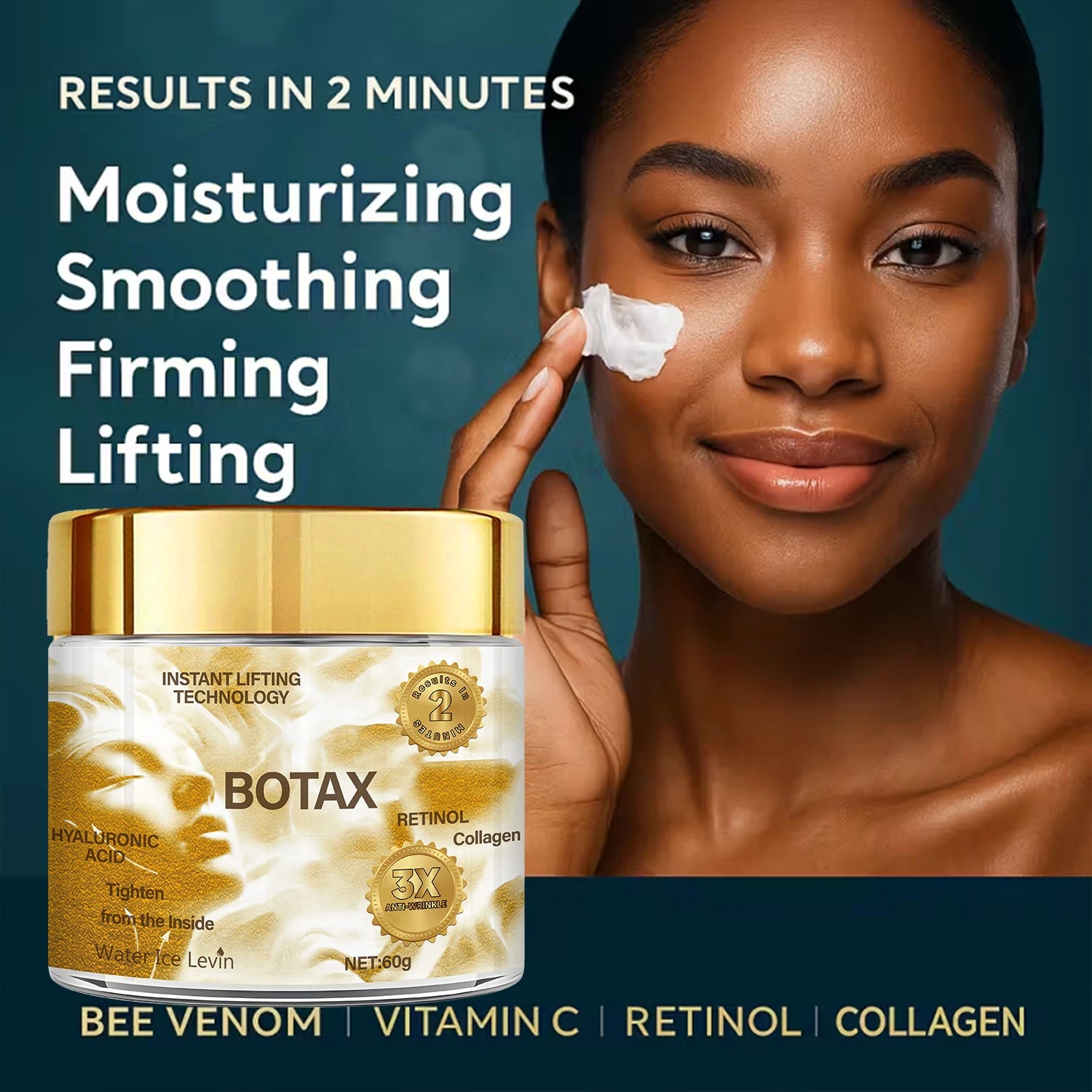 BOTAX Instant Lifting Face Cream Anti Aging Retinol and Collagen - 4