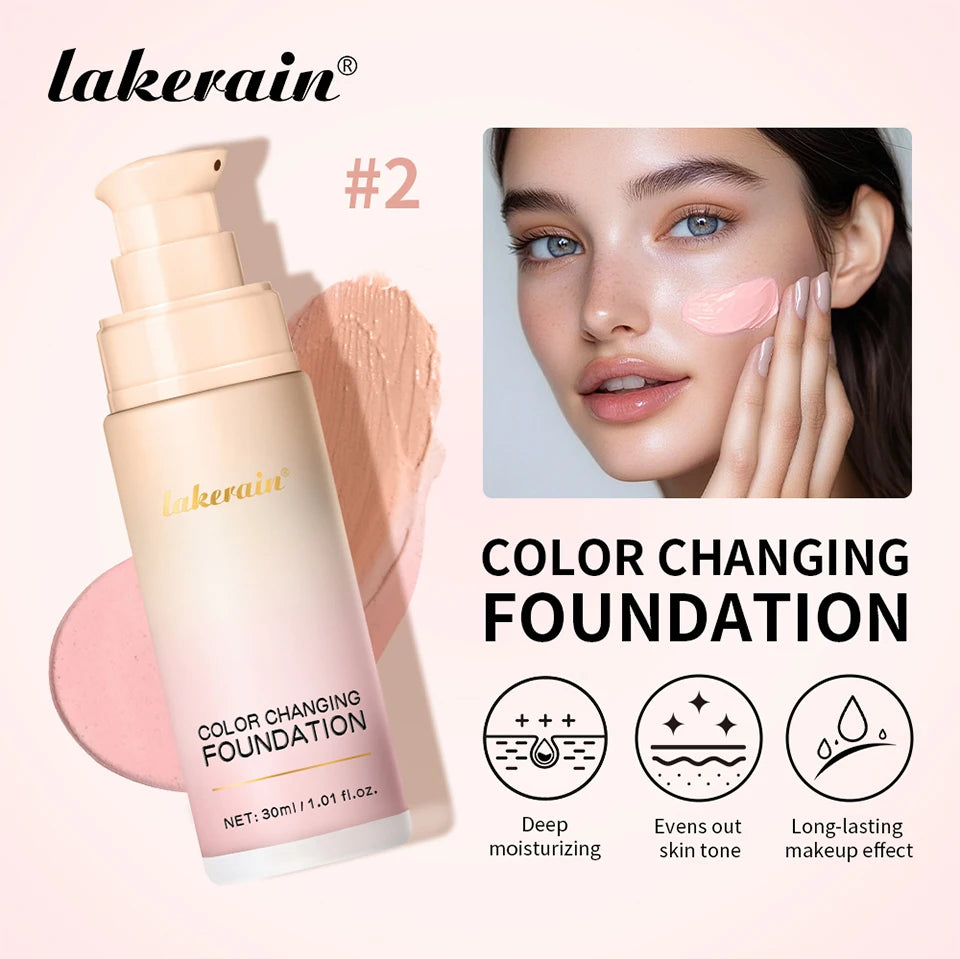 Color Changing Liquid Foundation for Radiant Skin
