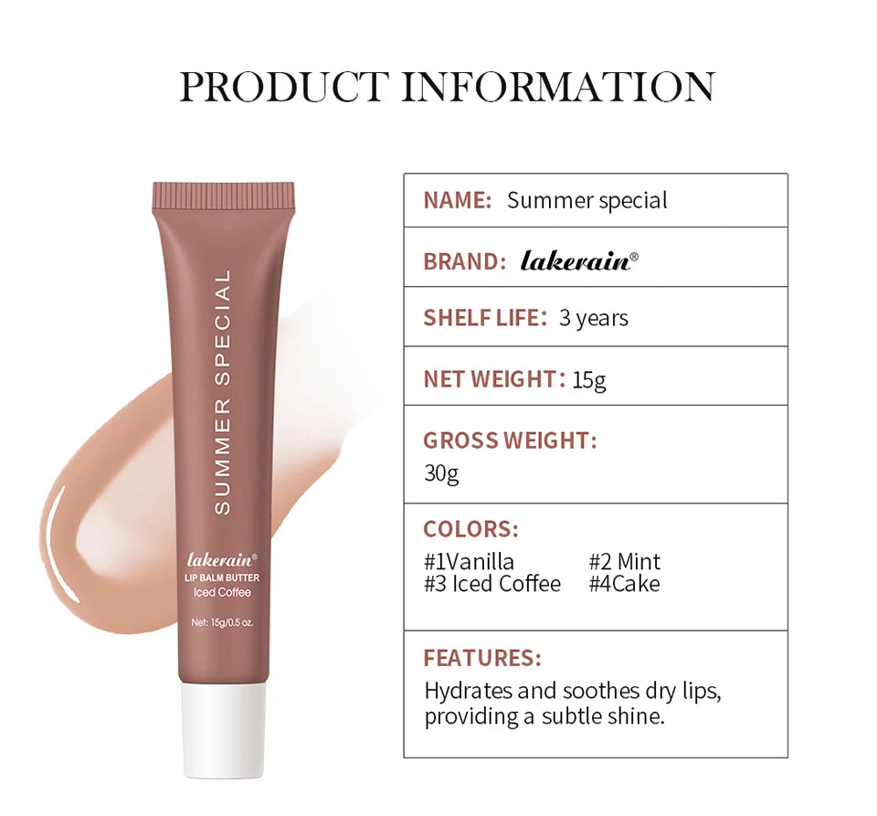 Moisturizing Lip Balm Butter for Soft Hydrated Lips