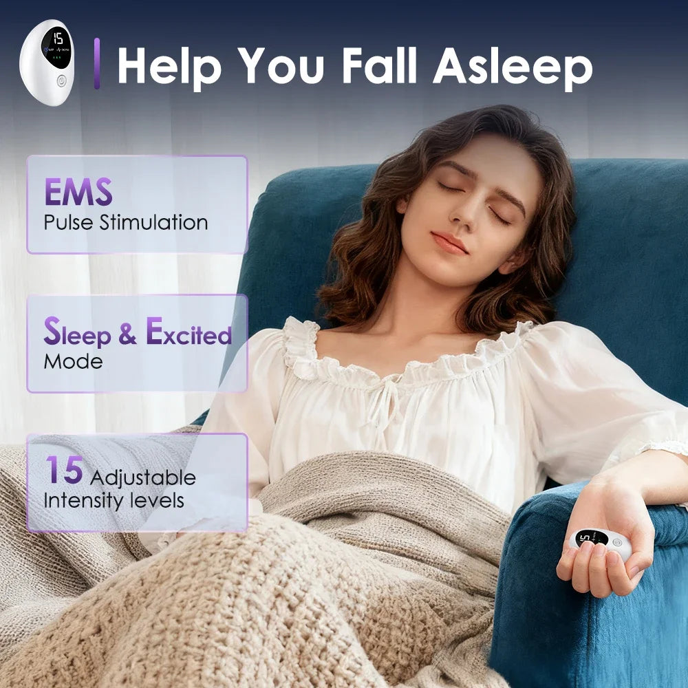 Handheld Microcurrent Sleep Aid and Stress Relief Device