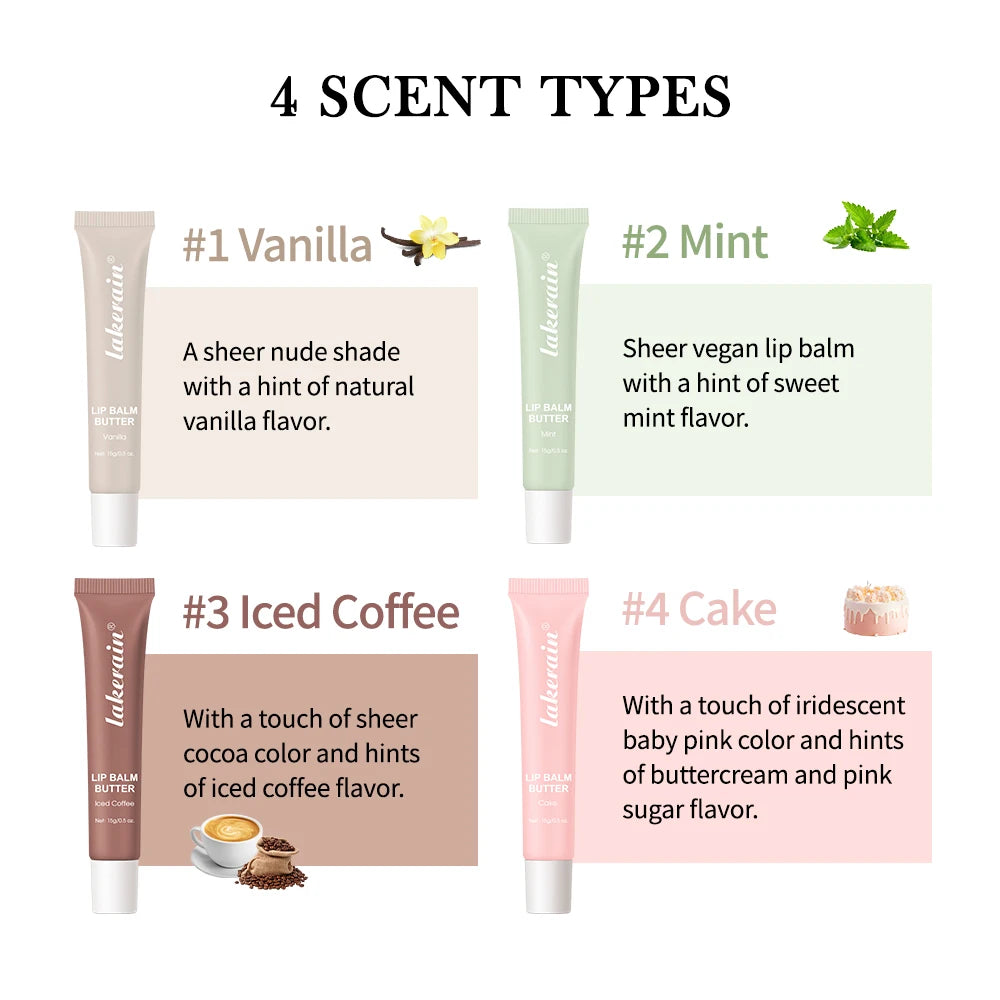 Hydrating Moisturizing Lip Balm Butter for Soft Glossy Lips - 2