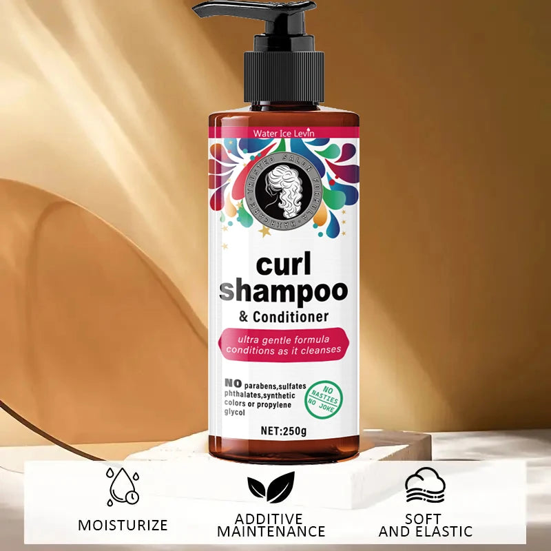 250g Curly Hair Shampoo and Conditioner Rose Scented - 8