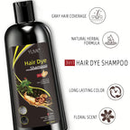 Herbal Hair Dye Shampoo for Gray Hair Coverage 100ml
