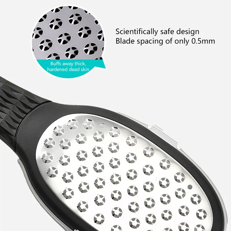 Professional Stainless Steel Foot File for Callus and Dead Skin Removal - 2