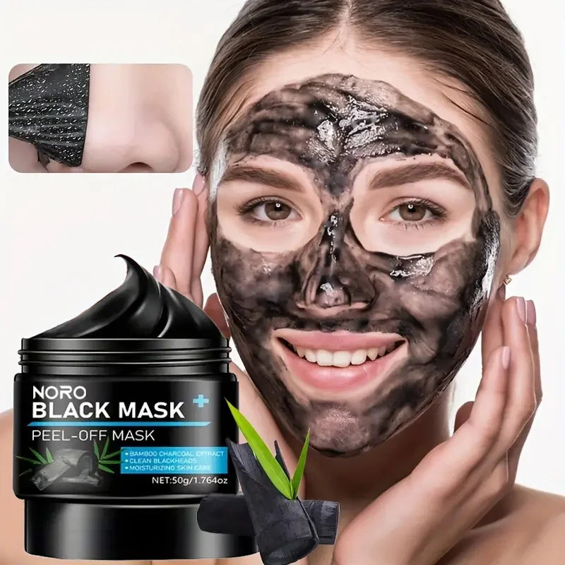 Noro Bamboo Charcoal Peel Off Facial Mask for Deep Pore Cleansing