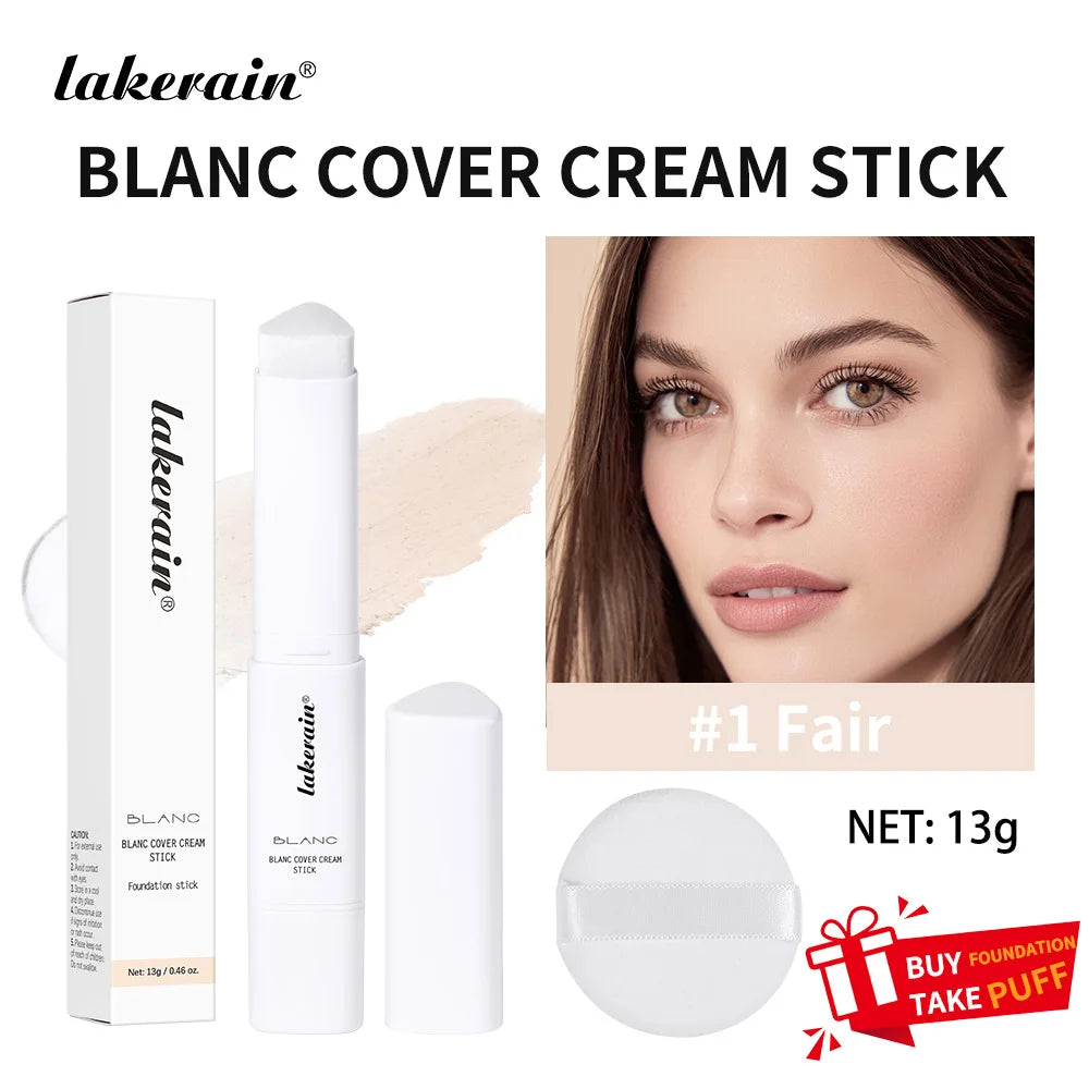 Color-Changing Foundation Stick with Built-in Brush