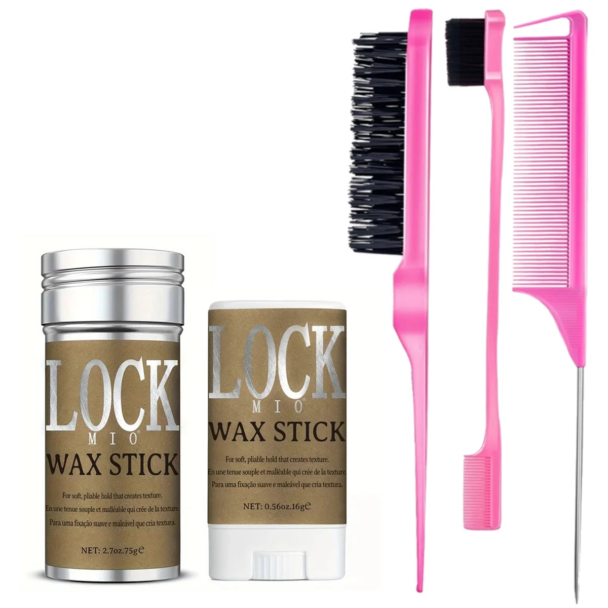Coconut Oil Hair Wax Stick for Edge Control and Styling
