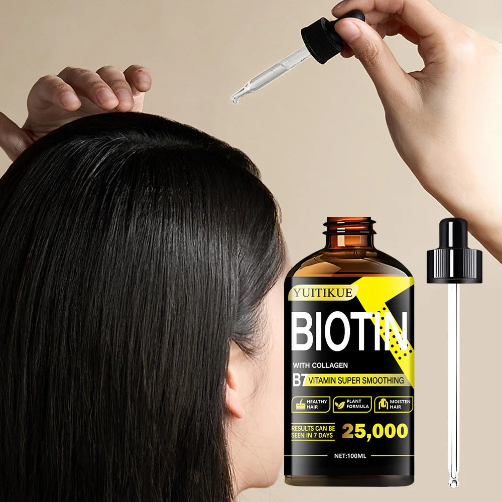 Biotin Hair Oil with Collagen 100ml Vitamin B7 Moisturizing Treatment
