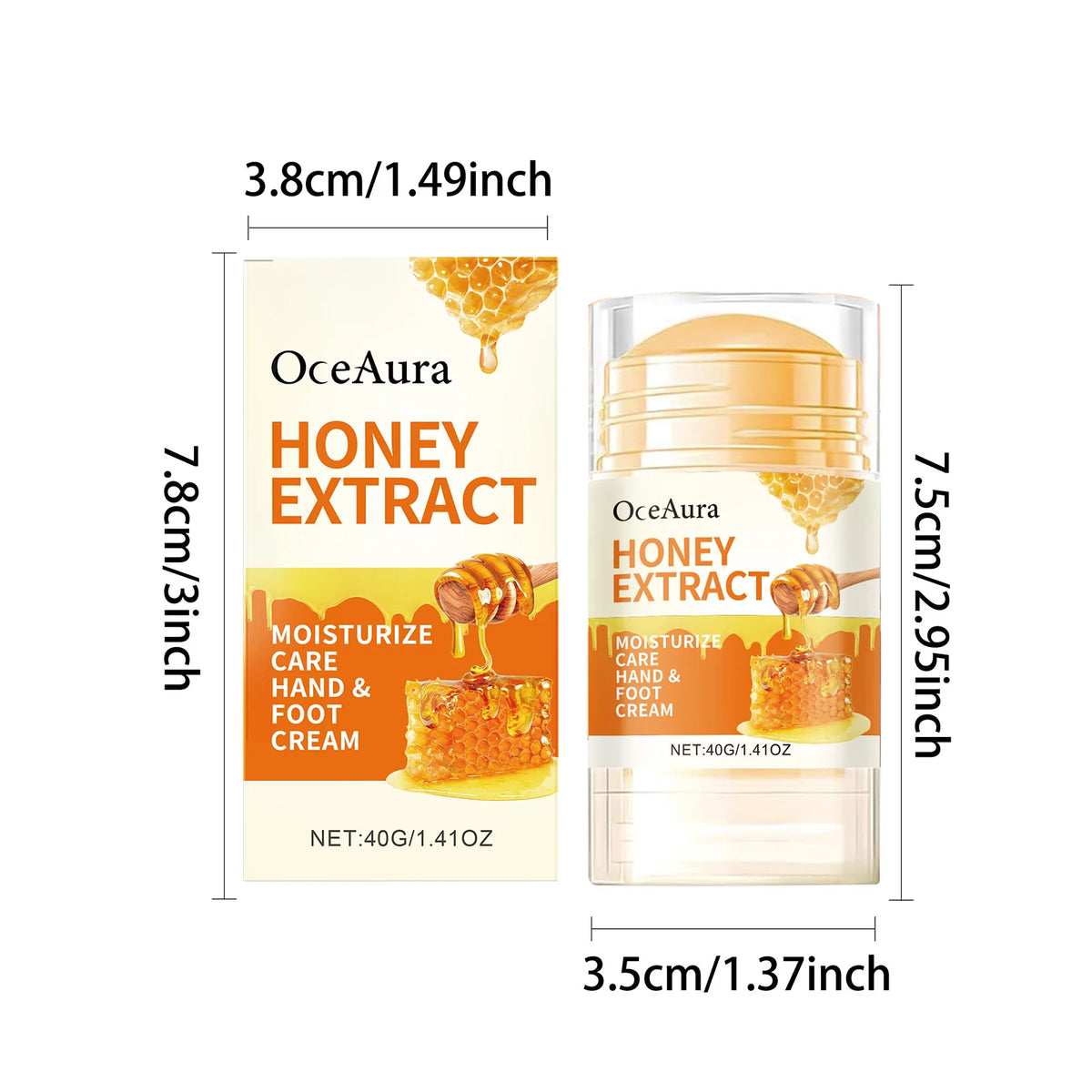 Moisturizing Honey Heel Balm for Dry Cracked Skin Repair