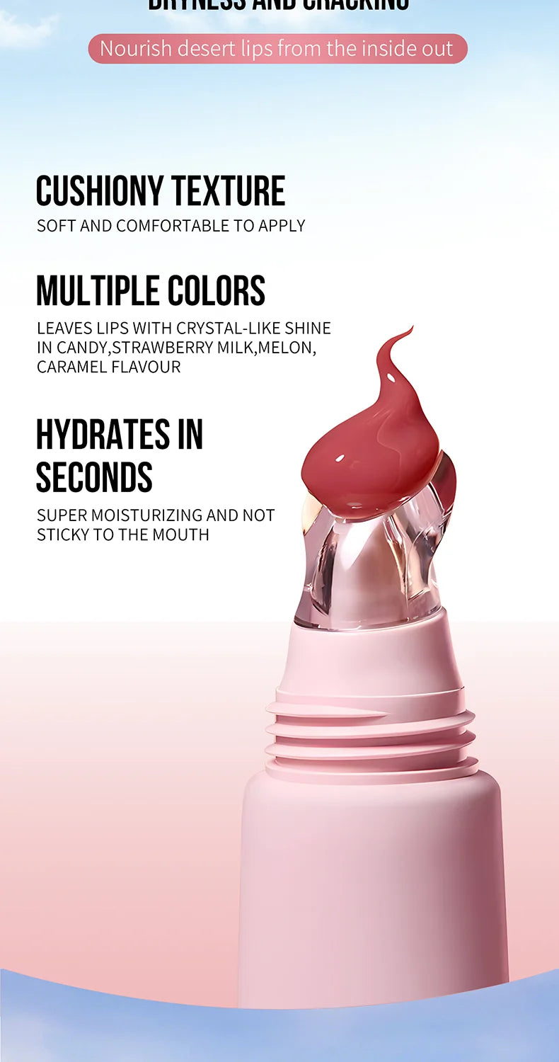 OCheal Crystal Gloss Moisturizing Lip Balm Hydrating Tinted Lip Care